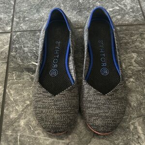 Gray/black Rothy’s.